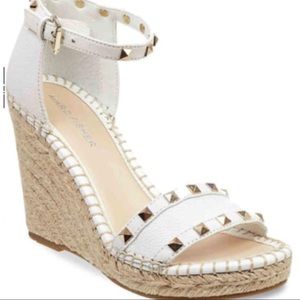 Marc Fisher “Kegan” Wedge Espadrille Sandal